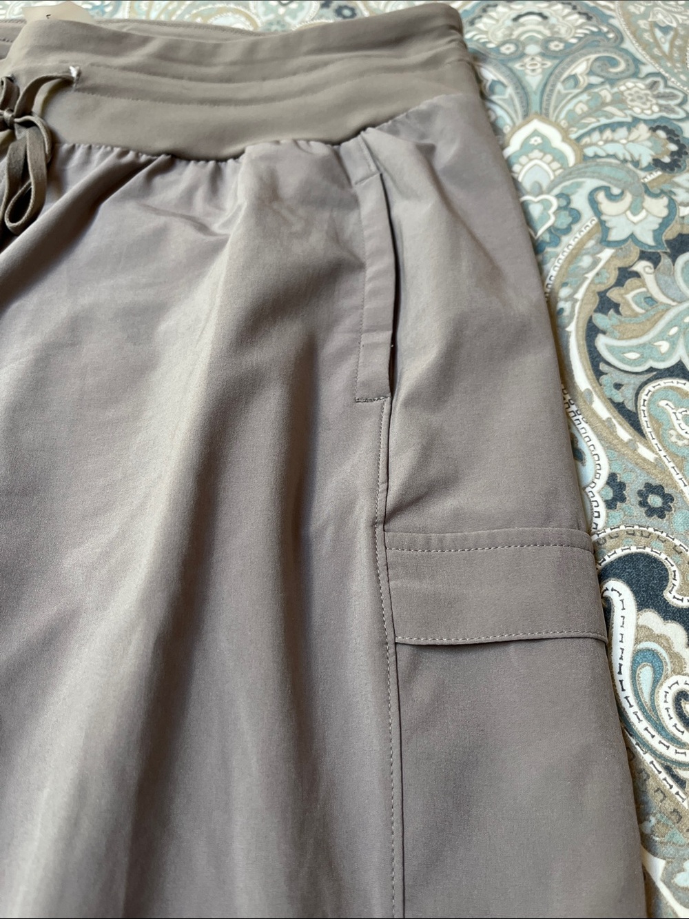 CALIA by Carrie Underwood Women's Gray Drawstring Jogger Pants - Picture 2 of 6